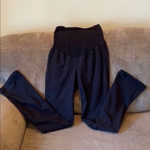 Black Maternity Yoga Pants